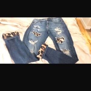 KanCan Leopard Jeans Size 27